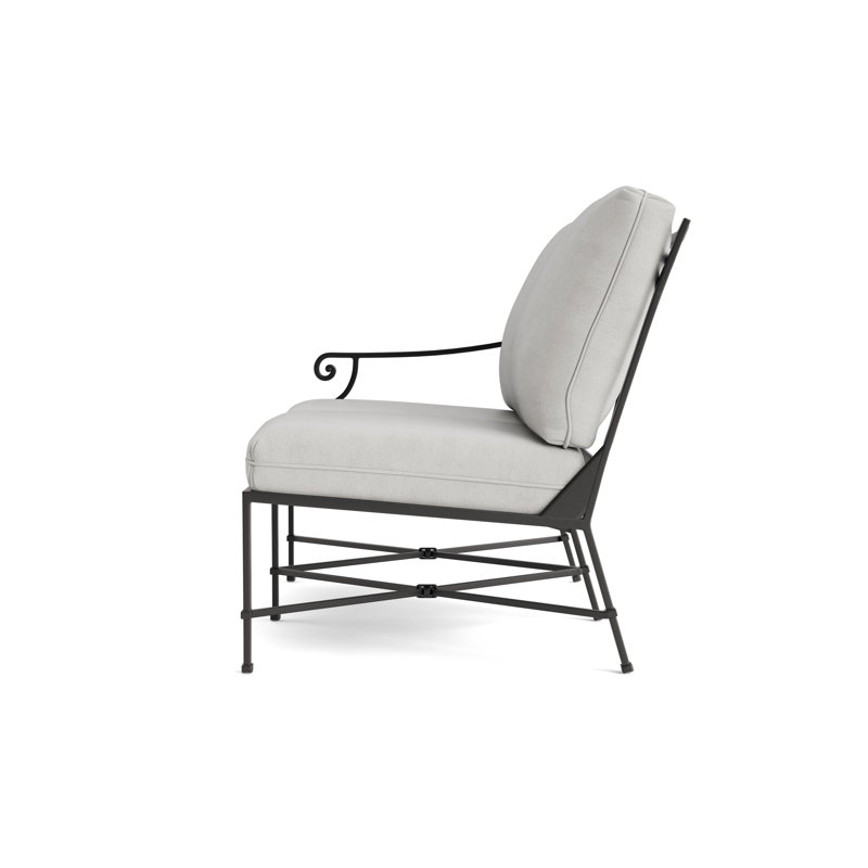 Venetian Outdoor 2 - Seat Loveseat, Textured Pewter, Fusion Dove