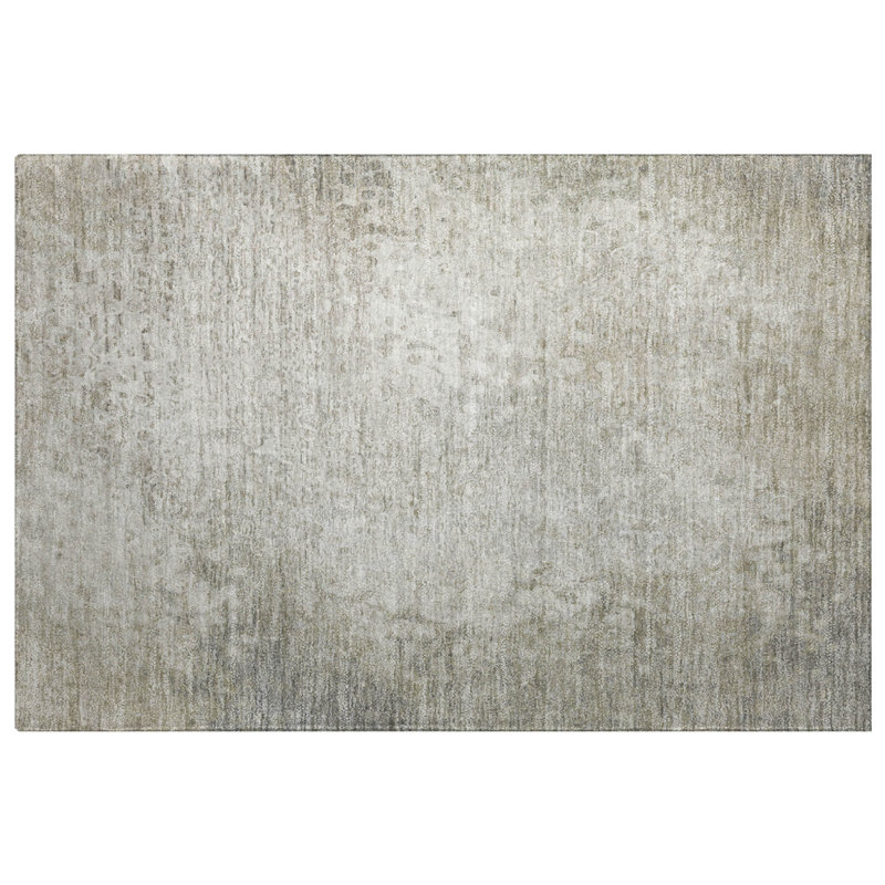 Premium Machine Washable Dream Shag ADS565 Casual Rug, Beige, 2'6" x 3'10"