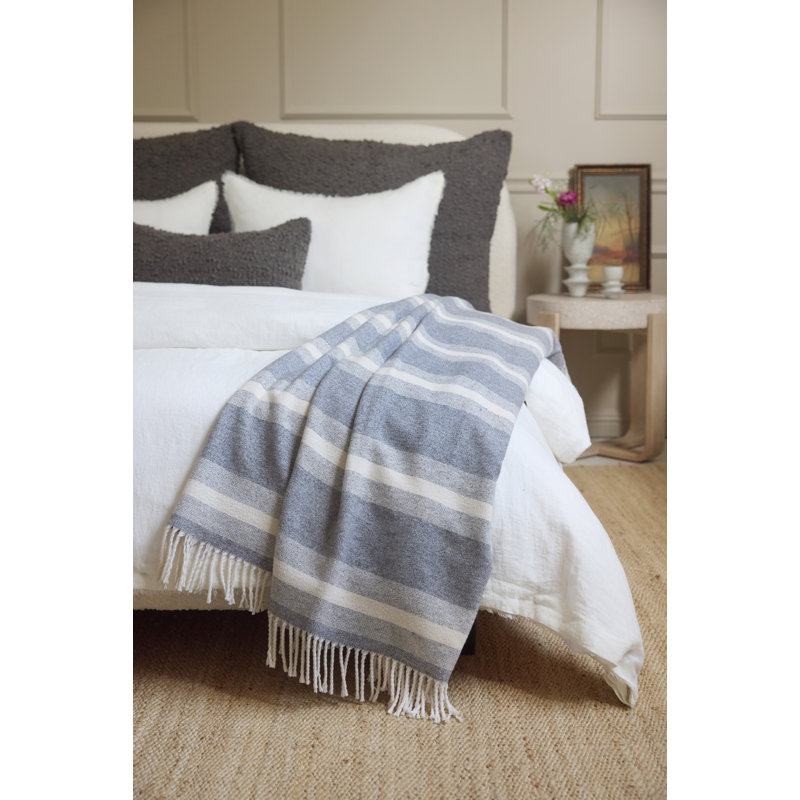 Oreiller Murphy Boucle avec insert, Rectangle H 14 po x l 24 po, Minuit minuit