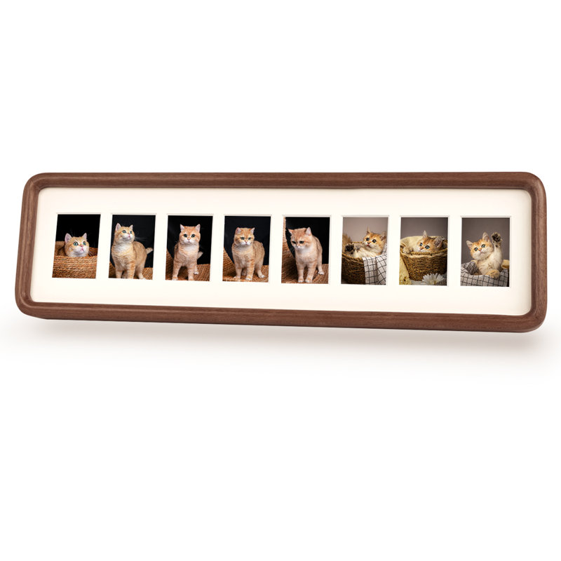 Edrina Wood Beveled Picture Frame - Black Walnut, 16" H x 4" W