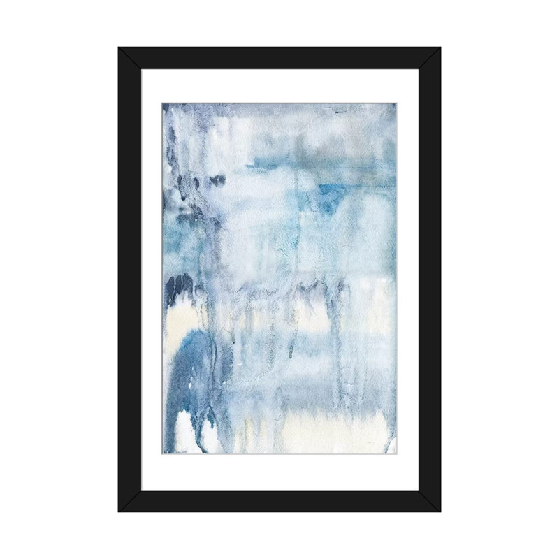 « maculage », reproduction d’impression sur toile, Papier d'art encadré noir, Blanc, H 32 po x l 24 po x P 1 po