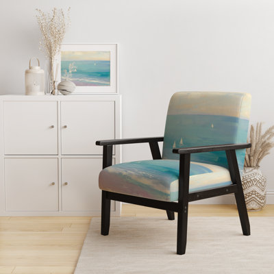 From The Shore - Chaise rembourrée d'appoint nautique et de plage