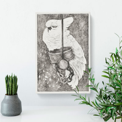 White Cockatoo by Theo Van Hoytema - Wrapped Canvas Painting