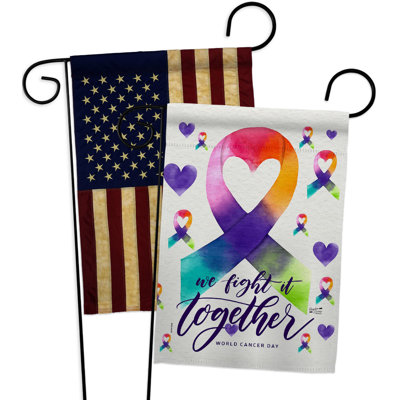Double Sided 18.5'' H x 13'' W Polyester Garden Flag