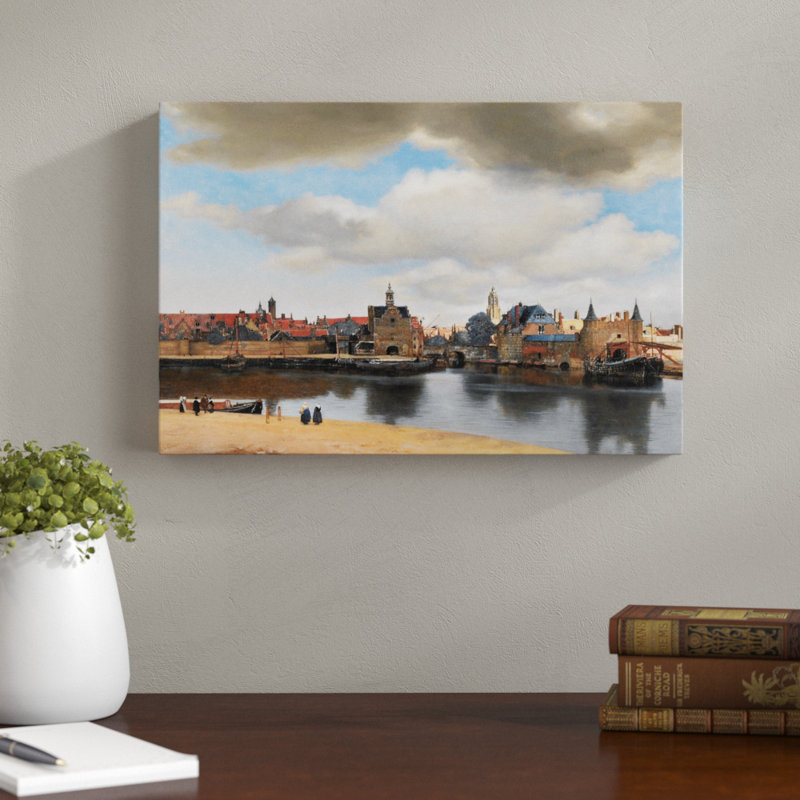 Johannes Vermeer - Wrapped Canvas Print, 31cm H x 46cm W