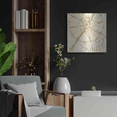 Luxe Metal Art 'Coast To Coast Sepia II' By Daphne " Coast To Coast Sepia II " by Daphne Brissonnet