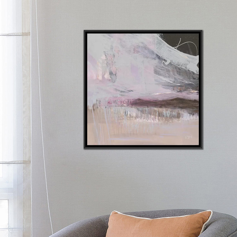 Scapes Series: Squall, reproduction d'art sur toile tendue, H 18 po x l 18 po x P 1,5 po, Toile encadrée noire, Pas de tapis