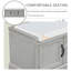 Banc de rangement Scape avec tiroirs, armoires et coussin amovible-1620542473