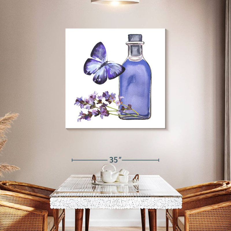 Lavender Oil, 39" H x 39" W