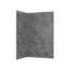 Streamline DSH-1300-130 2 pièces de douche encastrée en coin gris l 36 po x l 48 po x H 76 po-121595990-121595992
