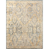 Hand Woven Silk and Wool Oriental Area Rug