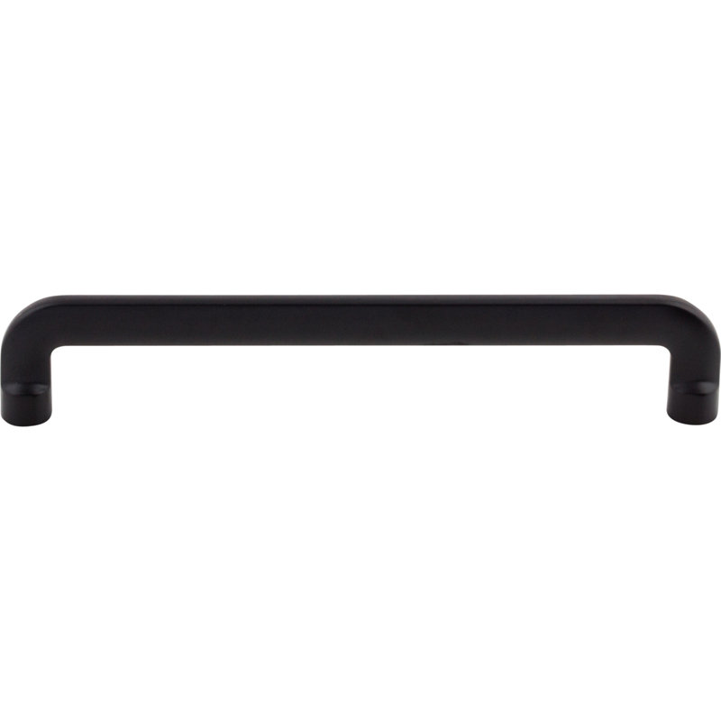 Hartridge 3 3/4" Center to Center Bar pull, Flat Black, 6 5/16" Center to Center