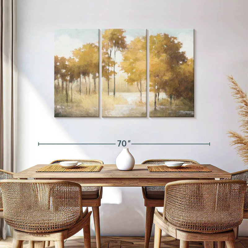 Harnek Autumn Lake Gold, 36" H x 57" W