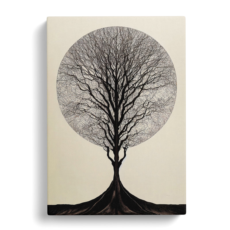 Antique Tree No.7 - Wrapped Canvas Print, 50cm H x 35cm W x 3cm D