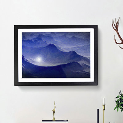Mountain Tops - Picture Frame Painting Print