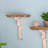 T-Shaped Fir Bracket Shelf