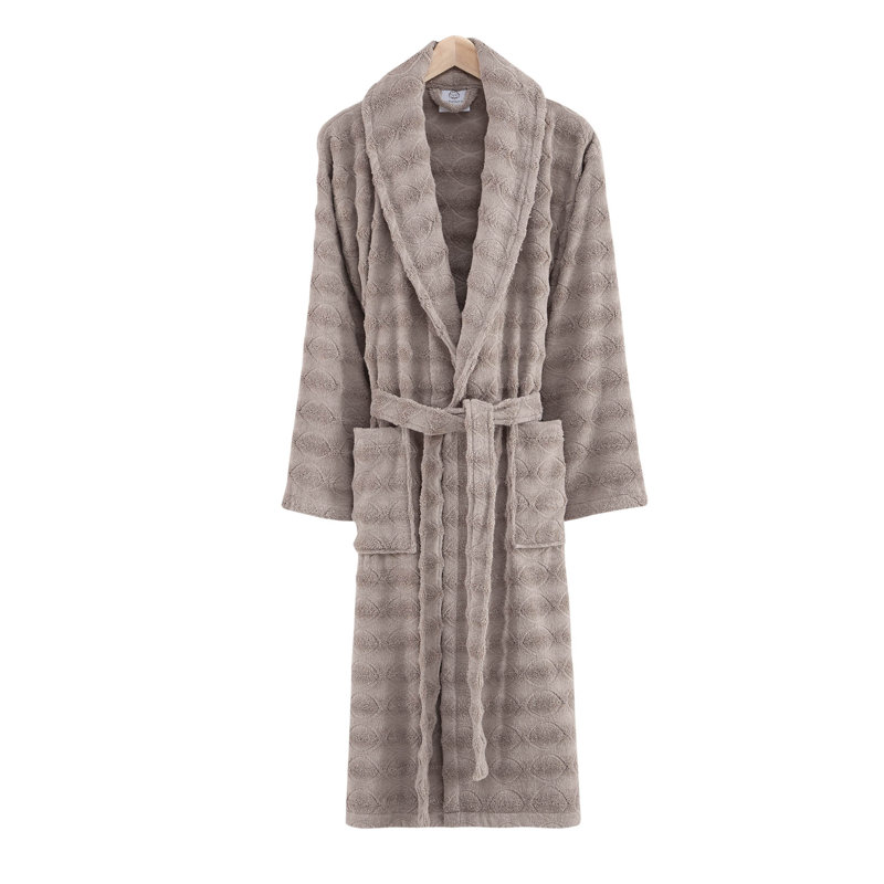 Peignoir 100% coton éponge, S, Brun