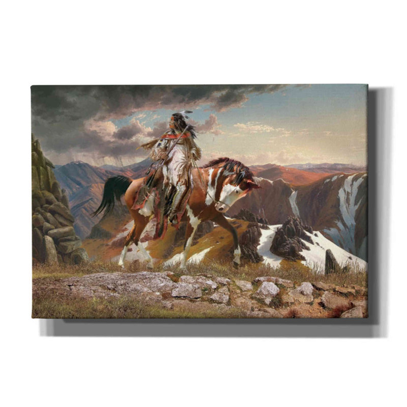 On the lookout - Impression sur toile tendue, H 18 po x l 26 po x P 0,75 po