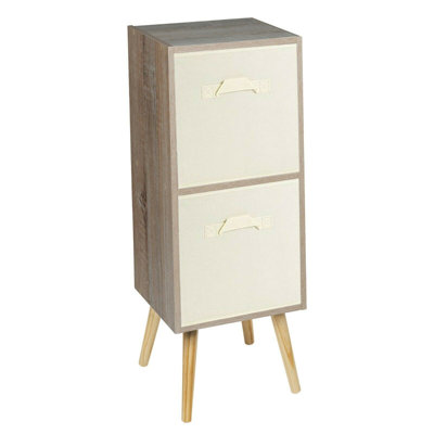 Melvyn 75cm H x 30cm W Wood Cube Bookcase