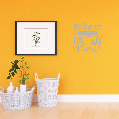 Adhésif décoratif «Believe You Can»