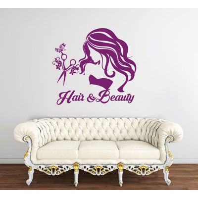 Adhésif décoratif pour cheveux et salon de beauté