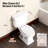 Elongated Two-Piece Toilet, 17" ADA Comfort Height with 360° Power Flush, Nano Ag+ Self-Cleaning Glaze, Soft-Close Seat, Easy-Clean Skirted Design, CUPC & MAP1000g & Watersense Certified, 12" Rough-In