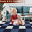 Plaid Printed Runner Rugs 2x6 Modern Hallway Rugs with Non-Slip Backing, Non-Shedding Geometric Indoor Carpet Mat, Foldable Thin Floor Cover for Laundry, Bedroom, Kitchen, Navy Blue-1462021503