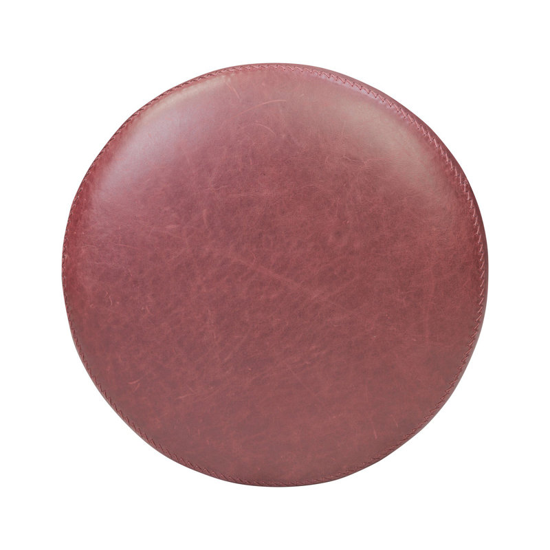 Camino Cylinder Ottoman, Dulane Burgundy
