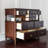 Modern Vintage Style Solid Wood Entrance Cabinet Solid Wood Accent Chest
