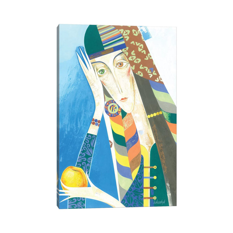 Palette by Neli Lukashyk - Wrapped Canvas Painting, 66.04 cm H x 45.72 cm W x 1.91 cm D