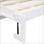 Lit escamotable simple avec station de charge et tiroir