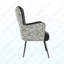 Fauteuil d'appoint noir