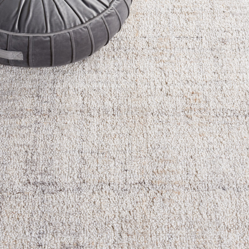 Abstract Hand Tufted Performance Rug, Square 6'