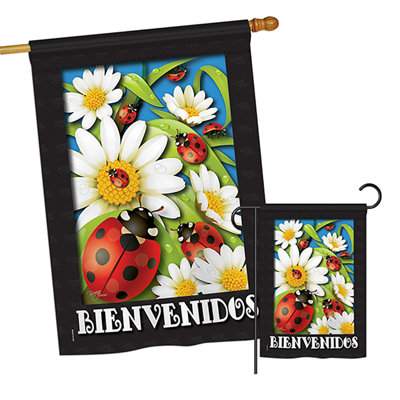 Double Sided 40'' H x 28'' W Polyester Animal