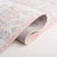 Bayside Oriental Machine Washable Non-Slip Area Rug in Pink & Beige-1059576549
