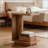 C-Shaped Bedside Table,Stylish Side Table