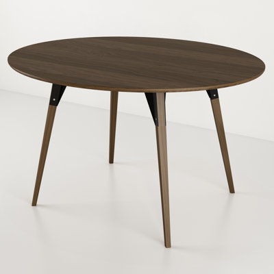 Clarke Oval Metal Base Dining Table