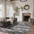 Pavelina Modern Abstract Green Machine Washable Area Rug-369354374-397210414