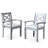 Outdoor Solid Wood Dining Chairs   Of 2  - Silver Gray For A Gorgeous 2 With - And Features-1685657899