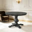 Table de salle à manger ronde avec base robuste-1903068363