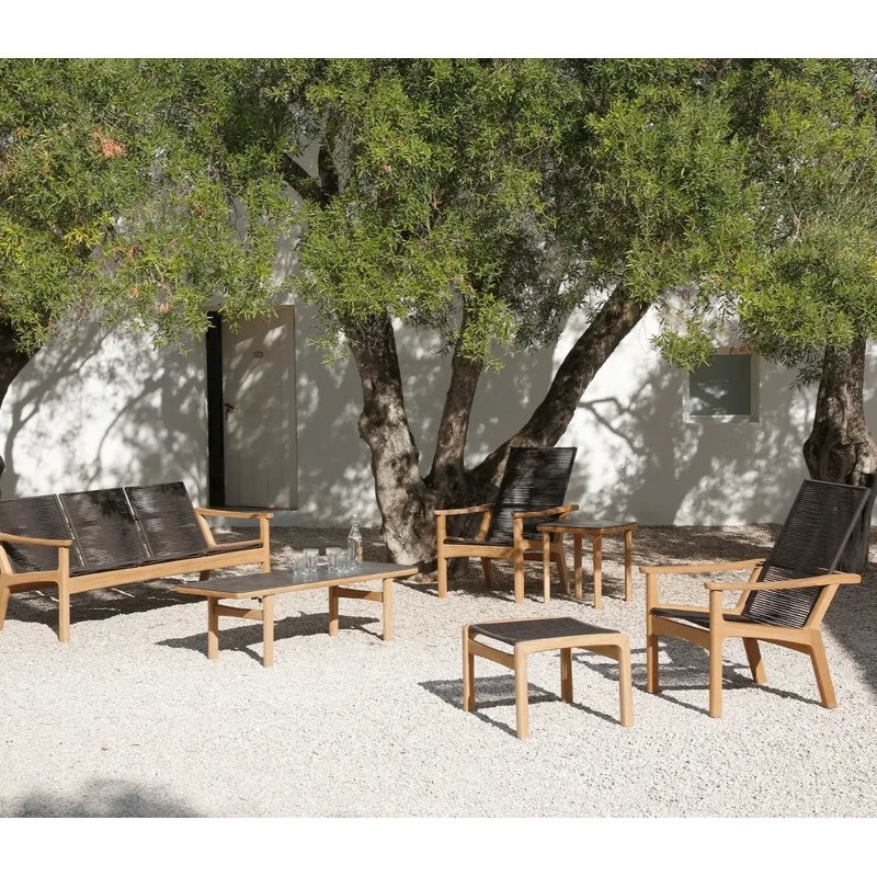 Monterey Outdoor Side Table, Black
