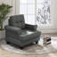 Latitude Run® 2 Pcs Mid-century Modern Accent Armchair With Thick Pillow & Cushion Studded Chair-277308595