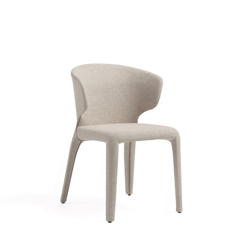 Ensemble de 2 chaises de salle à manger, Wheat