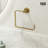 VIGO Arden 3-Piece Matte Brushed Gold Bathroom Hardware Set with 24-in Towel Bar, Toilet Paper Holder and Hand Towel Holder-124825274
