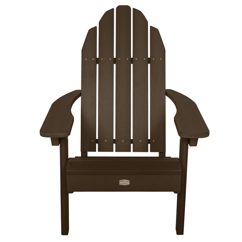 The Mountain Bluff Essential Adirondack Chair, Dark Brown