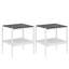 Ensemble de 3 tables basses et tables de bout, tables modernes et tables de thé