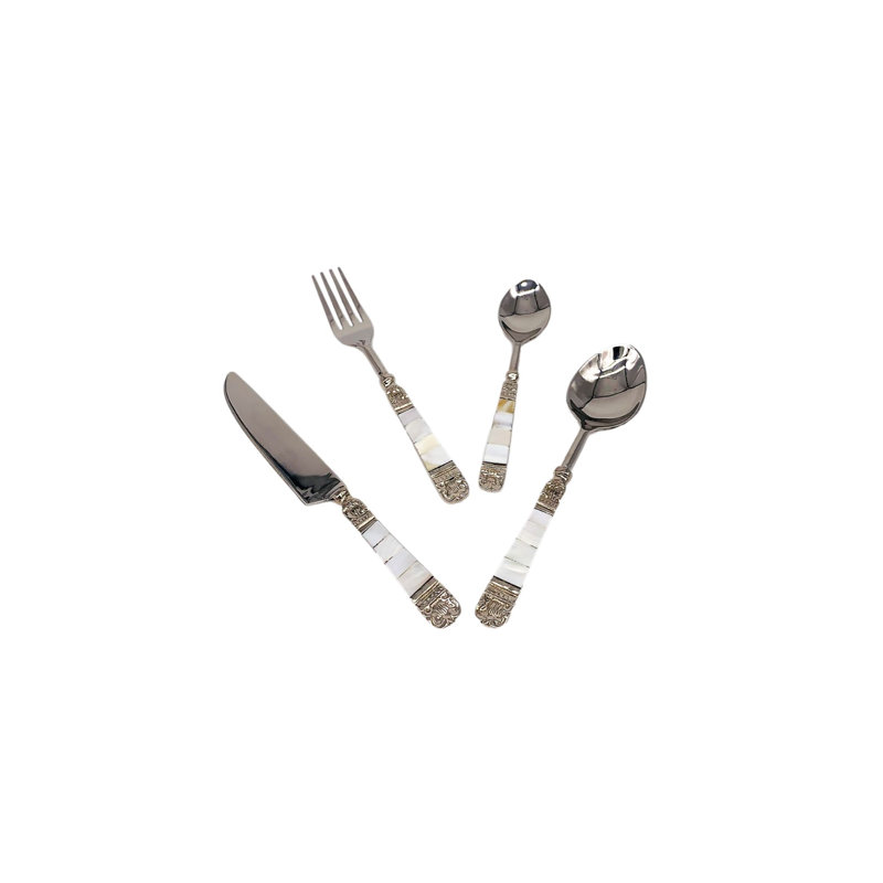 4 Piece Stainless Steel Hostess Set