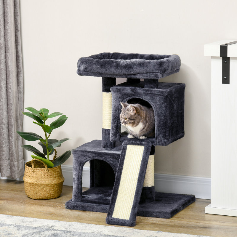 83cm H Cat Tree, Black