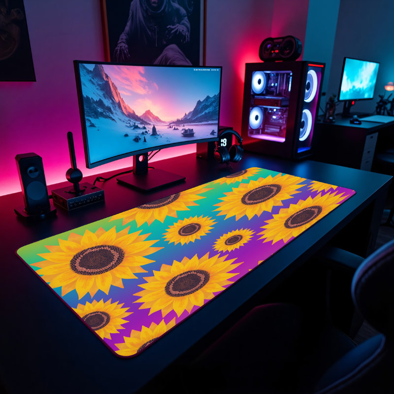 Polyester Desk Pad, 31.5x15.5