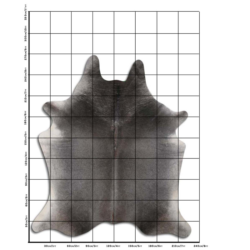 Cowhide Rug Natural Grey